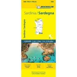 Sardinia - Michelin Local Map 366: Map