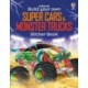 Build Your Own Super Cars and Monster Trucks Sticker Book