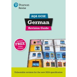 Pearson Revise AQA GCSE German Revision Guide incl. audio, quiz & video - for 2026, 2027 exams
