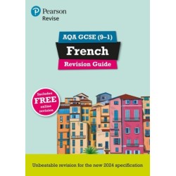 Pearson Revise AQA GCSE French Revision Guide incl. audio, quiz & video - for 2026, 2027 exams