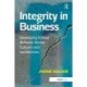 Integrity in Business: Developing Ethical Behavior Across Cultures and Jurisdictions