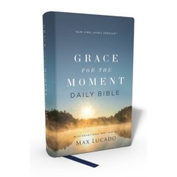 NKJV, Grace for the Moment Daily Bible, Hardcover, Comfort Print
