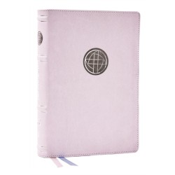 Life in Christ Bible: Discovering, Believing, and Rejoicing in Who God Says You Are  (NKJV, Cream Leathersoft, Red Letter, Comfort Print)