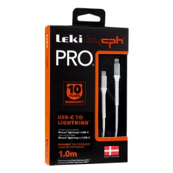 Leki bycph Pro Cable - USB-C to Lightning 1.0 m