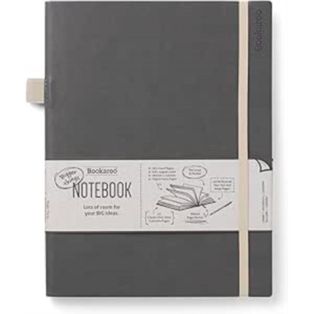 Bookaroo Bigger Things Notebook Journal - Charcoal