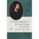Calvin's Doctrine of the Last Things