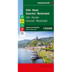 Eifel - Moselle - Hunsruck - Westerwald Road and Leisure Map