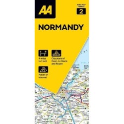 AA Road Map France 2: Normandy