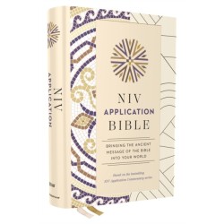NIV Application Bible, Hardcover, Multi-Cream, Red Letter, Comfort Print: Bringing the Ancient Message of the Bible into Your World