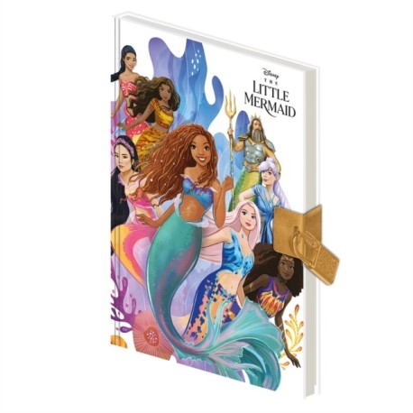 The The Little Mermaid A5 Lockable Notebook