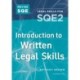 Revise SQE Introduction to Written Legal Skills for SQE2: Legal Skills for SQE2