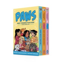 PAWS: Best Friends Fur-Ever Boxed Set (Books 1-3): Gabby Gets It Together, Mindy Makes Some Space, Priya Puts Herself First (A Graphic Novel Boxed Set)