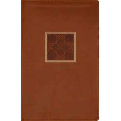 NASB, Personal Size Bible, Large Print, Leathersoft, Brown, Red Letter, 1995 Text, Thumb Indexed, Comfort Print