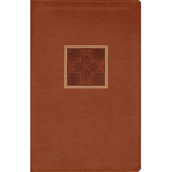 NASB, Personal Size Bible, Large Print, Leathersoft, Brown, Red Letter, 1995 Text, Comfort Print