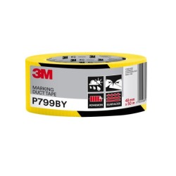 Lærredstape 48mmx50m sølv