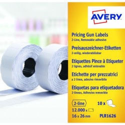 Labels 26x16 G1 White 10-rolls