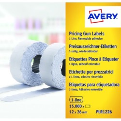 Labels 26x12 G1 White 10-rolls