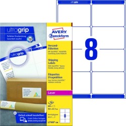 Avery L7165-100 Forsendelsesetiketter 99,1x67,7mm QP+UG (800