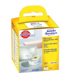 Avery adresseetiket på rulle 89x36mm (2x260)