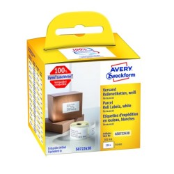 Avery forsendelsesetiket på rulle 101x54mm (220)