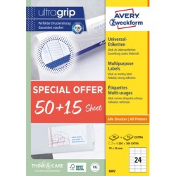 Avery Universaletiketter 70x36mm Promotion (1560)