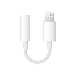 Apple Lightning to 3.5 mm Headphone Adapter, White