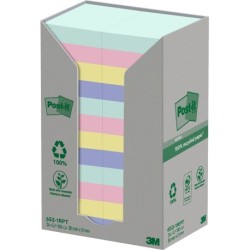 Post-it Recycled mix colors 38x51 100sh (24)