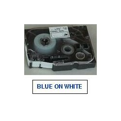 Brother TZe tape 18mmx8m blue/white