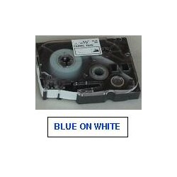 Brother TZe tape 36mmx8m blue/white