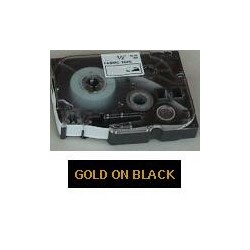 Brother TZe tape 24mmx8m gold/black