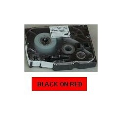 Brother TZe tape  9mmx8m black/red