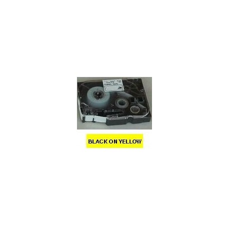 Brother TZe tape 6mmx8m black/yellow