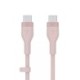 BOOST CHARGE  USB-C to USB-C 2.0 Silicone, Pink (2m)