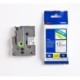 Brother TZe tape 12mm black/clear mat