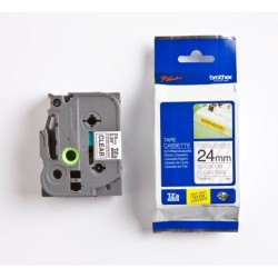 TZeS tape 24mmx8m strong black/clear