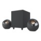 Pebble Plus 2.1 USB Desktop Speakers, Black