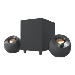 Pebble Plus 2.1 USB Desktop Speakers, Black