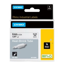 Tape Rhino 6mmx1,5m shrink tube bl/whi