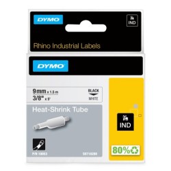 Tape Rhino 9mmx1,5m shrink tube bl/whi