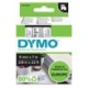 Tape D1 9mmx7m black/clear