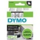 Tape D1 9mmx7m black/white