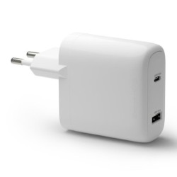 Re-charge - Wall Charger GaN - USB-C 65W+18W EU, White