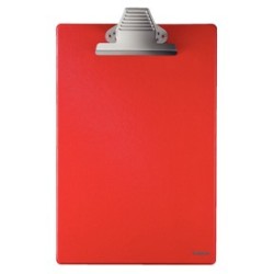 Clipboard u/forside PP A4 rød