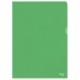 Omslag 105my PP præget A4 grøn (100)