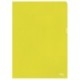 Omslag 105my PP præget A4 gul (100)