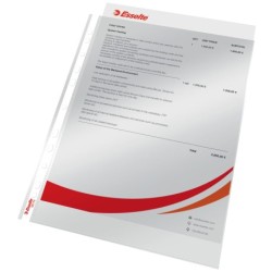 Lomme 75my PP glasklar A4 TÅ (100)