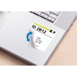 Herma etiket manuel aftagelig 34x67 hvid (144)