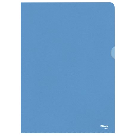 Omslag 105my PP præget A4 blå (100)
