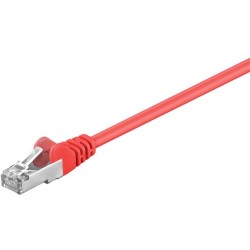 Patch-Cable CAT5e SF/UTP 2xRJ45, PVC, CCA, Red (5m)