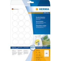 Herma etiket aftagelig ø30 (1200)